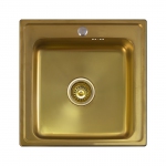 Мойка Seaman Eco Wien SWT-5050-AG (Antique Gold, PVD, micro-satin) - сталь, микросатин, Античное золото, стандарт