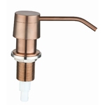 Дозатор для жидкого мыла круглый SSA-011-CS Copper Satin (PVD, Copper 1)